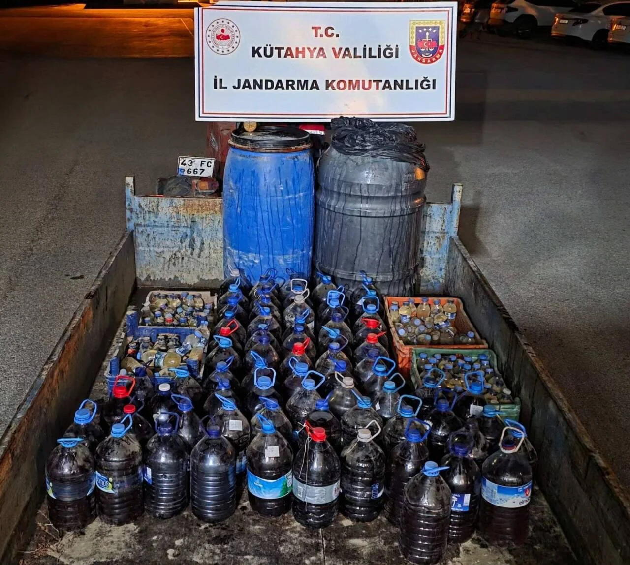 960 litre sahte içki ele geçirildi