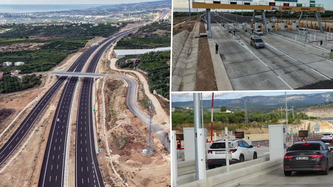 Mersin’de trafiği rahatlatacak otoyol açıldı