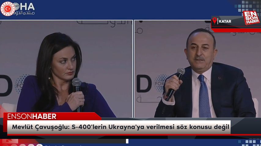 Mevlüt Çavuşoğlu: S-400'lerin Ukrayna'ya verilmesi söz konusu değil