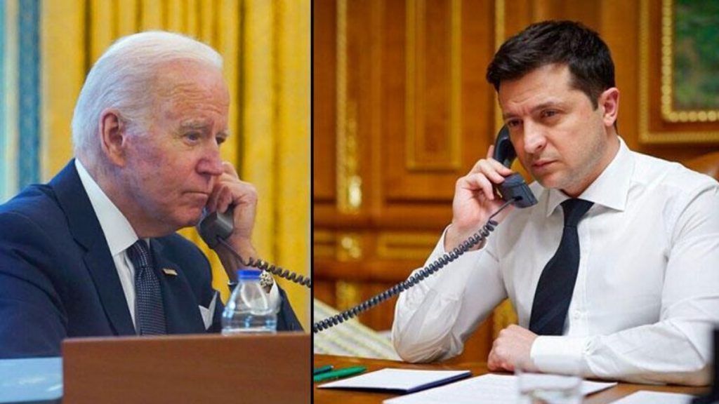 Biden ile Zelensky telefonda görüştü