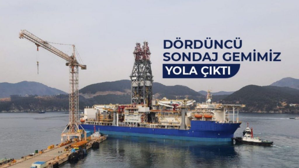 Dördüncü sondaj gemisi Türkiye yolunda