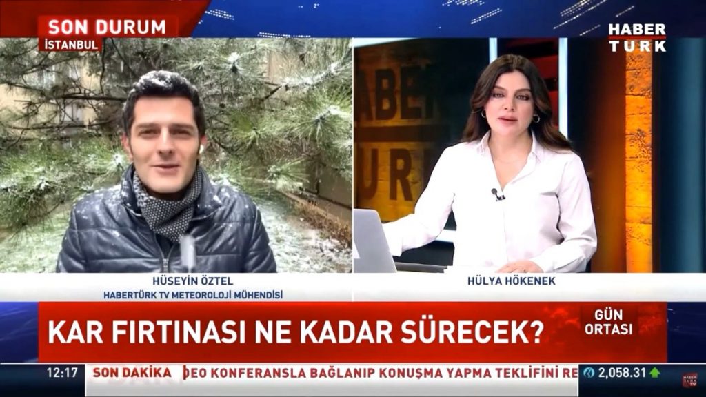 Habertürk canlı yayınında karşılıklı iltifat yarışı