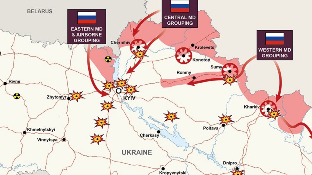 İngiltere, Ukrayna’nın kuşatıldığı alanları güncel haritayla yayınladı