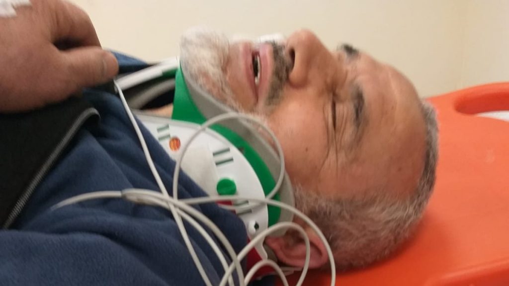 Konya’da başına buz kütlesi düşen adam yoğun bakıma alındı