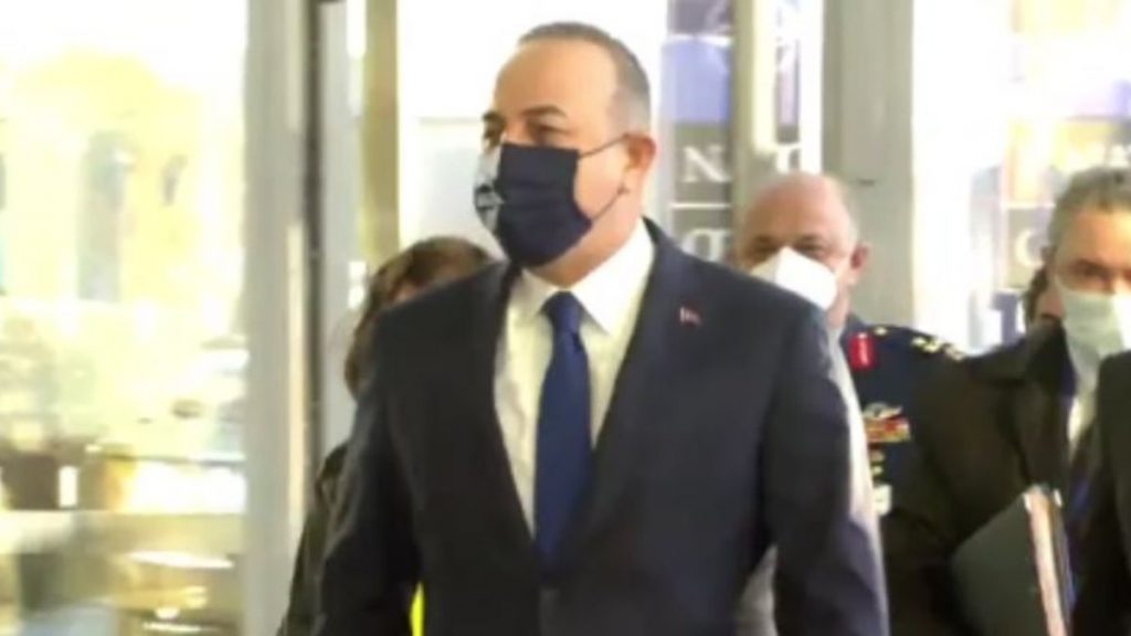 Mevlüt Çavuşoğlu NATO Karargahı’nda