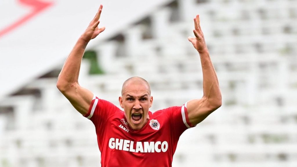 Michael Frey, Antwerp’te sezona damga vurdu