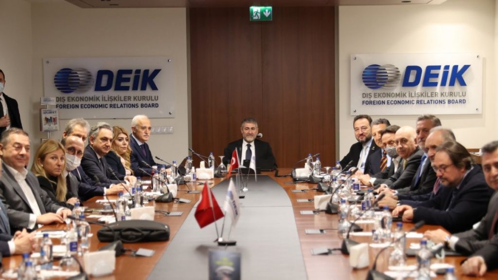 Nureddin Nebati, iş dünyası ile görüşmelerine devam ediyor