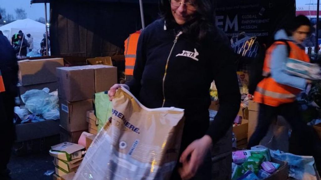 PETA’dan Ukrayna’ya hayvan maması yardımı