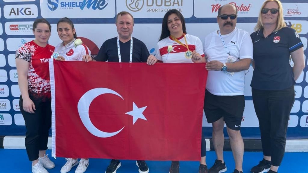 Özel sporcu Mihriban Korkmaz, Dubai’de altın madalya kazandı